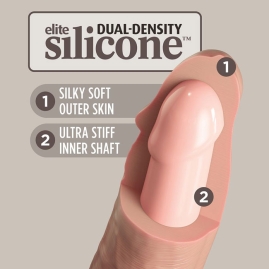 Фаллос King Cock 8" Silicone Dual Density