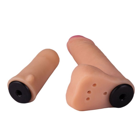 Страпон с 2 насадками Woman Strap 6"