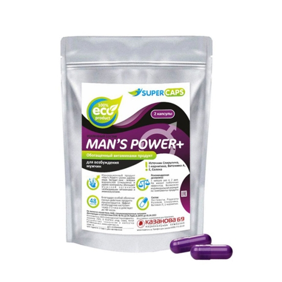 Возбуждающее средство для мужчин Man&#039;s Power+
