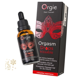 Cъедобный гель для клитора Orgie Orgasm Drops Kissable