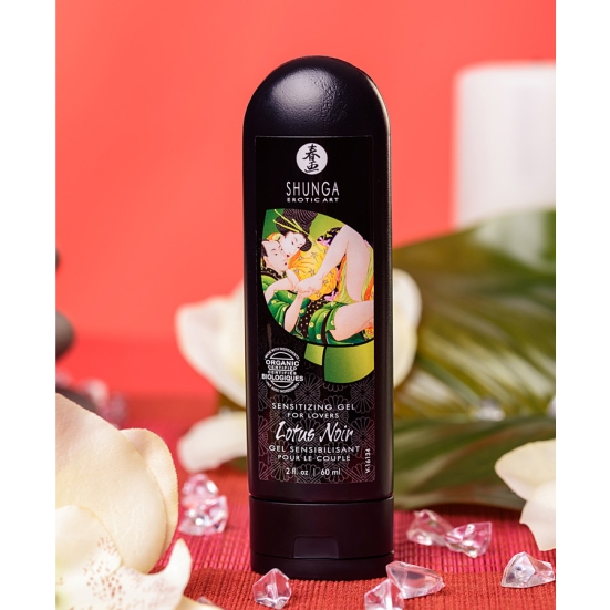Возбуждающий гель Shunga Lotus Noir